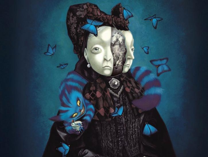 affiche de l'exposition Benjamin Lacombe et le victorien